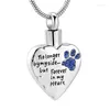 Pendant Necklaces JJ204 Inlay Multi-colored Crystal Dog Heart Cremation Jewelry For Ashes Loss Of Pet Stainless Steel Memorial Urn