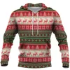 Мужские толстовки большого размера, толстовка с рождественским принтом, уродливые зимние пуловеры, пуловеры, мужская винтажная уличная одежда, свободные топы, одежда 2023