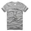 Heren T-shirts T-shirt Rock Roll Hallo hoe gaat het met de brief Print T-shirt Katoen O-hals T-Shirt303p