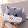 Pluszowe lalki dekompresyjne 1PCS 20 cm szara szalunka nadziewana zwierzę zwierzęcia miękka lalka Poduszka Bożego Narodzenia Prezenty Briendday Darów Cuzyj Kawaii Plushie 231007