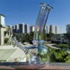 Rainbow 7.8 inch Glass Hookah Smoking Water Pipes Bong Bubbler + Downstem Bowl