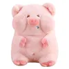 Plüschpuppen 2 Farben Weiche Kawaii Fat Pig Puppe Kissen Gefüllte Schöne Aniaml Lustiges Geburtstagsgeschenk für Kinder Kinder 231007