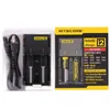 Nitecore I2 Universal Intelligent charger Charger for AA AAA lg hg2 18650 14500 16340 26650 Battery Multi Function Charger US EU plug