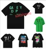 Designer Mens T-shirts Summer Galleries Depts Tees Vintage wash Do Old Angel Galleries Skeleton Car Graffiti Print Casual loose Short Sleeve T-shirt Galleries Depts