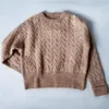 Kvinnors tröjor Knitwear tröja Top Wool Mohair blandar runt hals långärmad casual kvinnlig jumper