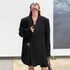 Woman Loose Long Black Blazer Dress Women Blazers Jackets Suits Jacket Party Formal Wear Solid Notched Street Style Punk