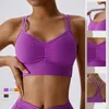 Completo da yoga Comfort Reggiseno sportivo sexy Palestra Top Abbigliamento da allenamento per donna Intimo elasticizzato Fitness Bella croce posteriore