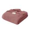 Couvertures gland tricoté balle couverture de laine canapé hiver super chaud confortable jet pour bureau siesta climatisation couvre-lit literie