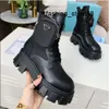 5A chaussures de sport Martin Fashion Designer Boots Chaussures pour femmes Bottines de poche Noir Bottes romaines Nylon Militaire Inspiré Combat Taille 35-41