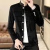Erkekler Simple Blazer Beyefendi Ceket Sıradan Kalite Zarif Moda Versiyon Üst düzey Gevşek Kore Takım İş Trendi Yüksek