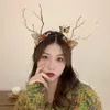 Christmas HairJewelry Headbands Elk Hair Band David's Deer Hair Clip Headwear For Women Christmas Party Accessories