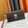 M58102 Designer Lange Portemonnee Klassieke Presbyteriaanse Geruite Mini Clutch Bag Multifunctionele Mode Mannen Vrouwen Munt Portemonnee Creditcardhouder Mobiele Telefoon Tas