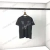 21SS Hommes T-shirts imprimés Polos Designer Basketball Lettre Imprimer Paris Vêtements Mens Chemise Tag Loose Style Noir Blanc Gris 08289s