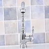 Bathroom Sink Faucets Luxury Vanity Polished Chrome Basin Tap Single Handle Hole WC Deck Mounted And Cold Zsf643