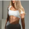 Yoga roupa 2023 sutiã de fitness manga curta simples à prova de choque esportes curvo hem camisa magro ajuste colheita superior correr ginásio camisas mulheres ativo wear