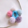 Accesorios para el cabello Linda niña corbatas simple otoño bola de pelo toalla coloridas cuerdas de felpa para niños de moda