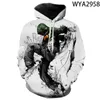 Erkek Hoodies 2023 Graffiti Erkekler Kadın Çocuklar 3D Baskı Sweatshirt Komik Sanat Sweatshirtler Gündelik Erkek Kız Çocuklar Serin Hoodie Kroper