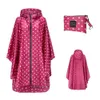Rain Wear Big Size XXL Women Breathable Raincoat Lightweight Rain Coat Poncho Ladies Waterproof Cloak Raincoats Adults Windproof Rainwear 231007
