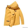 Masowe kurtki pucha mężczyźni z kapturem zagęszczony biały kaczek do dół płaszcza ciepłe męskie odzież na zewnątrz Casual Parkas Highquality 220830