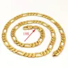 Hochwertige italienische Figaro-Kette aus 18-karätigem Stempel, Massivgold, AUTHENTISCHES FINISH. Halskette 24 8 600 mm für Männer und Frauen. 205o