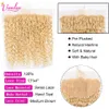 Lace s Vanlov 613 134 vague d'eau frontale cheveux humains brésiliens avec bébé blond Remy pré plumé 231007