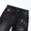 Heren verontrusten gescheurde Skinny Slim Motorcycle Moto Biker Causale heren denim broek Hip Hop Men Jeans V4 857652557