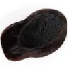 Bola Caps Real Fur 2023 Mink Hats Integral Skin Hat Men's Baseball Cap Peaked Knight