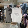 Designer Deisel T -shirt stickad ärmlös väst för kvinnors nya bantning och bantning Hot Girls 'Outfits 2023