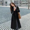 Korki damskie Płaszcze eleganckie luźne płaszcz jesień streetwear moda koreańska wiatrowa wiatrowa khaki khaki khaki