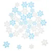 Garrafas de armazenamento 80pcs flocos de neve adoráveis multifuncionais Xmas pequenos encantos de capa de telefone