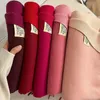 esigner scarf for women Solid Thick Women Cashmere Scarves Neck Head Warm Hijabs Pashmina Lady Shawls And Wraps Bandana Tassel