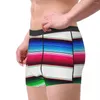 Sous-vêtements traditionnels mexicains arc-en-ciel hommes sous-vêtements Boho ethnique LGBT Pride Yaoi Boxer Shorts culottes sexy pour homme grande taille
