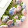 Fleurs décoratives tricotées à la main, Roses tissées à la main, préparation de Simulation, tricot de laine fait à la main, Bouquet au Crochet fait maison