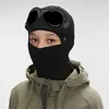 Designer-Brille mit zwei Gläsern, Mützen, Herren, Strickmützen, Totenkopf-Kappen, Outdoor, Damen, Unisex, Wintermütze, schwarz, grau, Motorhaube, Ski-Paar, winddichter und warmer Hut