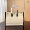 Moda feminina grandes bolsas de luxo de linho bolsas de ombro de couro