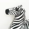Bonecas de pelúcia brinquedo de descompressão crianças tamanho grande tira simulação zebra cavalo recheado para presente de aniversário de natal 231007