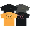 Design Luxury Fashion Märke Mens T Shirt Classic Letter Print Round Neck Short Sleeve Summer Loose T-shirt Topp Black Yellow Gray337M