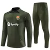 21/22/23 Football Tracksuits piłka nożna Ansu Fati Lewandowski Mężczyźni i dzieci Barca Football Tracksuit zestaw treningowy