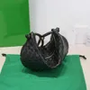 Sac à main Jodies Top Qualité Bvs Venetaabotegs Tricoté Fourre-tout élégant Véritable peau de mouton y Nouvelle boulette en peau de mouton sous les bras Femmes Main Épaule unique Sac à main Diag