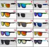 Lunettes de soleil de sport de cyclisme, nouvelle mode, revêtement réfléchissant coloré, lunettes de soleil éblouissantes, Promotion 21 couleurs, 50 pièces