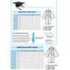 Kostium motywu 2023 Suknia i czapka z Tassel Unisex Academic High School Ceremonia 231009