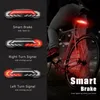 Bike Lights Eqiio Bicycle Rear Light Anti Theft USB Rechargeable LED Waterproof Tail Lamp Accessories 231009