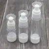 15 ml 30 ml 50 ml vide bouteille sans air lotion crème pompe récipient en plastique vaporisateur sous vide bouteilles cosmétiques distributeur pour voyage Jcbte