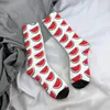 Chaussettes pour hommes toutes les saisons classique pastèque Harajuku Super doux Sport Tube moyen bas drôles pour hommes femmes cadeaux