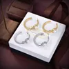 Pendientes de aro de diseñador 23ss para mujer Elija entre joyas de oro y plata Colgantes de oreja con incrustaciones de perlas Incluye caja Regalos de boda