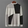 Designer -Pullover Herren hochwertiger Pullover Hoodie Langarmpullover Sweatshirt Patchwork gedruckt gestickt