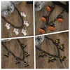 Hanger Kettingen Vintage Halloween Pompoen Vleermuis Ghost Tovenaarshoed Hanger Kettingen voor Vrouwen Punk Cubaanse Kettingen Charm Choker Sieraden Geschenken x1009