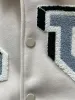 Män basebolljacka lyx varsity jacka läder broderad reflekterande kappa avslappnad plusstorlek windbreaker gul svart vit höst vinter ytterkläder