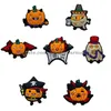 Charms Shoe Parts Accessories L Skl Pumpkin Clog Decoration Charms Halloween Horror For Kid Boy And Girl Adt Women Men Party Favor Gif Dhfxy