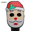 Tema Kostüm Noel Baba Yüz Maskesi Noel Yüzeyli Şapka Erkek Kızlar Dekorasyon Kadın Erkekler Cosplay Kostümleri